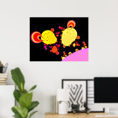 Wesen aus der glücklichen Sonne Poster (Heimbüro)