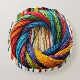 Wesen der Einheit Rundes Kissen