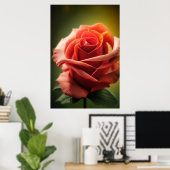 Wesen der Rose Poster (Heimbüro)