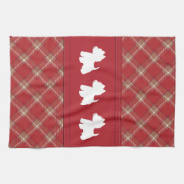 Wesen im Hintergrund Geschirrtuch