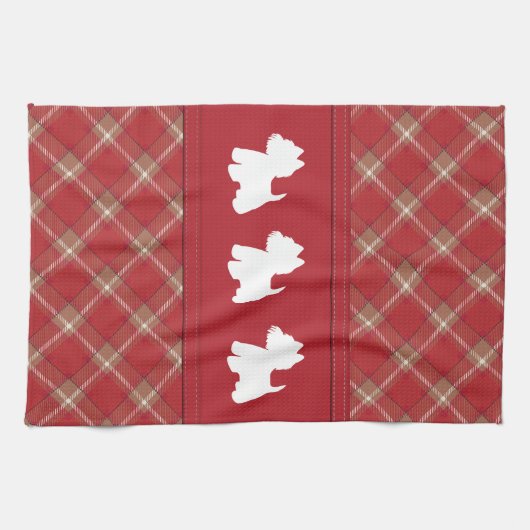 Wesen im Hintergrund Geschirrtuch (Horizontal)