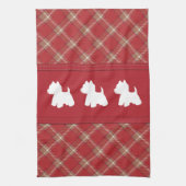 Wesen im Hintergrund Geschirrtuch (Vertikal)