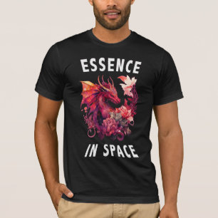 Wesen im Weltraum - weißer Text T-Shirt