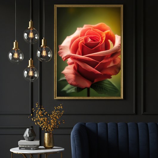Wesensgehalt der Rose Poster