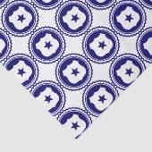 Wesentlich • Erster Beantworter-blaues Seidenpapier (Ausschnitt)