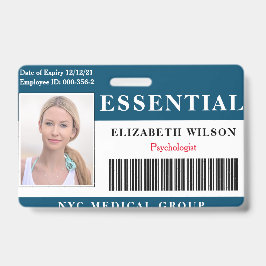 wesentlich | Modernes Mitarbeiter-Foto ID Ausweis