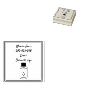 Wesentliche Briefmarke für den Ölsektor, Briefmark Gummistempel (Stempel)