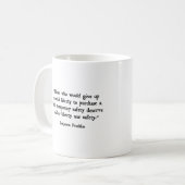 Wesentliche Freiheit Kaffeetasse (Vorderseite Links)