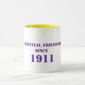 Wesentliche Freundschaft Tasse (Zentrum)