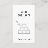 "Wesentliche" Maurer-Visitenkarten Visitenkarte (Vorderseite)