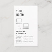 "Wesentliche" Netz-Ingenieur-Preis-Karten Visitenkarte (Vorderseite)