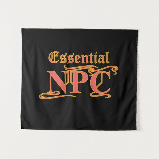 Wesentliche NPCs dürfen nicht schief gehen oder lu Wandteppich (Vorderseite (Horizontal))