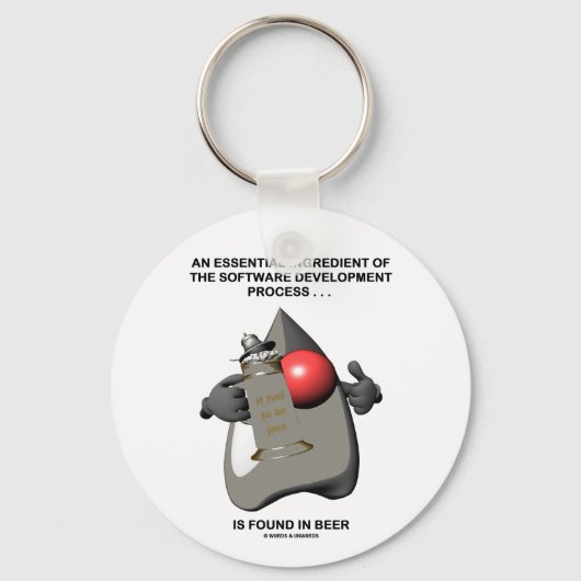 Wesentliche Zutaten für die Softwareentwicklung Schlüsselanhänger (Vorderseite)