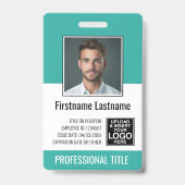 Wesentlicher Mitarbeiter - Foto, Bar, Logo, Aquama Ausweis (Vorderseite)