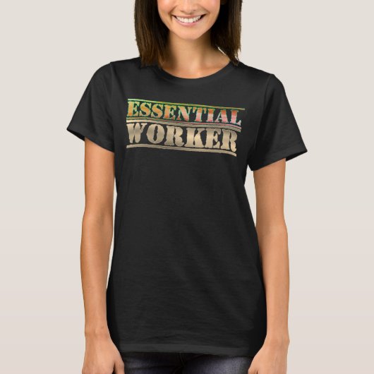 Wesentlicher Mitarbeiter T-Shirt (Vorderseite)