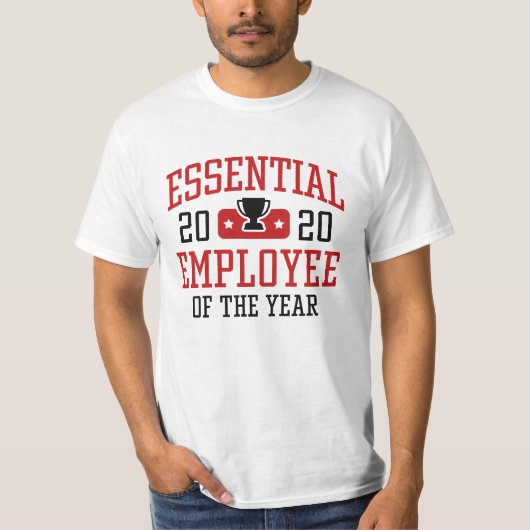 Wesentlicher Mitarbeiter T-Shirt (Vorderseite)