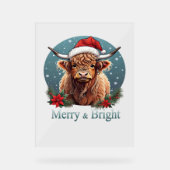 Wesentlicher T - Shirt für Kühe Acrylschild (Vorderseite)