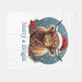 Wesentlicher T - Shirt für Kühe Fleecedecke (Vorderseite (Horizontal))