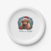 Wesentlicher T - Shirt für Kühe Pappteller (Vorderseite)