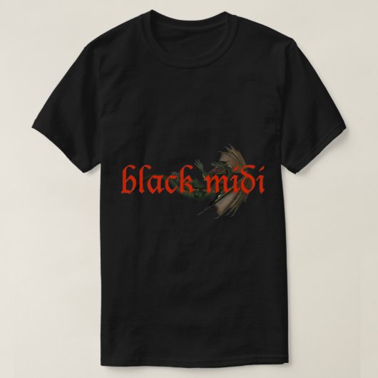 Wesentlicher T - Shirt von BLACK MIDI (Design vorne)