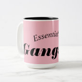 Wesentliches Öl-Gangster-Tasse Zweifarbige Tasse (Vorderseite Links)