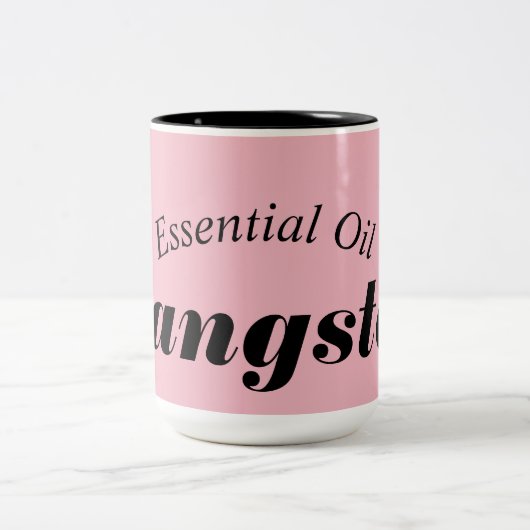 Wesentliches Öl-Gangster-Tasse Zweifarbige Tasse (Mittel)