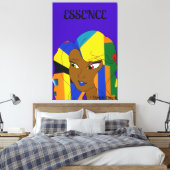 WESENTLICHKEIT LEINWANDDRUCK (Insitu (Schlafzimmer))