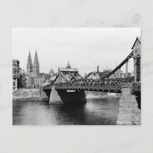 Weser Brücke, Bremen, c.1910 Postkarte (Vorderseite)