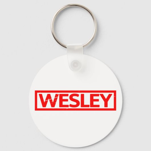 Wesley Briefmarke Schlüsselanhänger (Vorderseite)