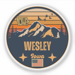 Wesley, Iowa Aufkleber