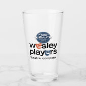 Wesley Players 25-jähriges Glass Glas (Vorderseite)