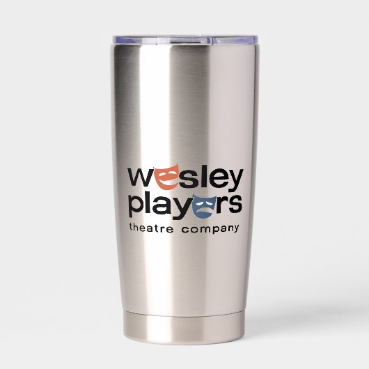 Wesley Players Thermal Tumbler aus nicht rostendem Thermobecher (Vorderseite)