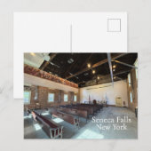 Wesleyan Chapel Seneca Falls NY Postkarte (Vorne/Hinten)