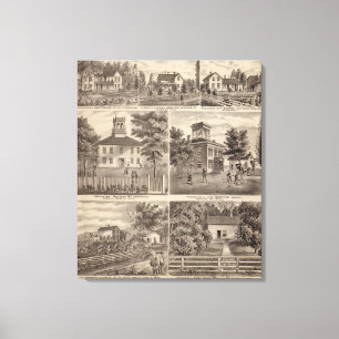 Wesleyan MethodistenPriesterseminar, Wasioja, Leinwanddruck