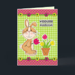Wesołego Alleluja Osterkarte auf Polnisch Feiertagskarte<br><div class="desc">Wesołego Alleluja! Funny Osterhase personalisierbare Ostergrüstkarte in Polnisch. Matching Karten und Geschenke verfügbar in der Ferien / Ostern Kategorie unseres Stores.</div>