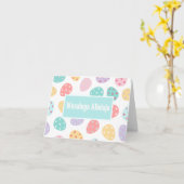 Wesołego Alleluja, Polnischer glücklicher Ostern Karte (Gelbe Blume)