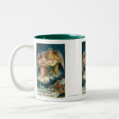 Wesolych Swiat Bozego Narodzenia frohe Weihnachten Zweifarbige Tasse (Links)