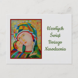 Wesołych Świąt Bożego Narodzenia Weihnachtskarte Postkarte