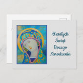 Wesołych Świąt Bożego Narodzenia Weihnachtskarte Postkarte (Vorne/Hinten)