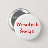 Wesolych Swiat Button (Vorne & Hinten)
