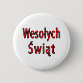Wesolych Swiat Button (Vorderseite)