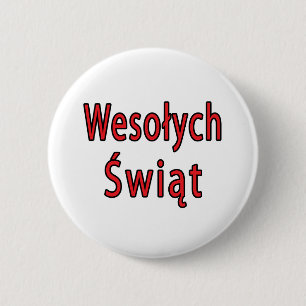 Wesolych Swiat Button