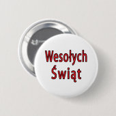 Wesolych Swiat Button (Vorne & Hinten)