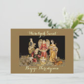 Wesołych świąt Christmas Grußkarte in polnischer S Ankündigung (Stehend Vorderseite)