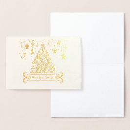 Wesołych Świąt Folienkarte