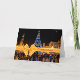 Wesolych Swiat - frohe Weihnacht-Karte Feiertagskarte