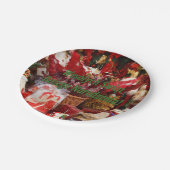 Wesołych Świąt…! Frohe Weihnachten im polnischen Pappteller (Schrägansicht)