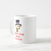 Wesolych Swiat Frohe Weihnachten in polnischer Tas Kaffeetasse (Vorderseite Links)