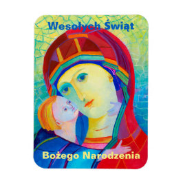 Wesołych Świąt Frohe Weihnachtsgeschenk Polnisch Magnet