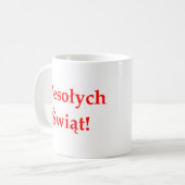 Wesolych Swiat Kaffeetasse (Vorderseite Links)